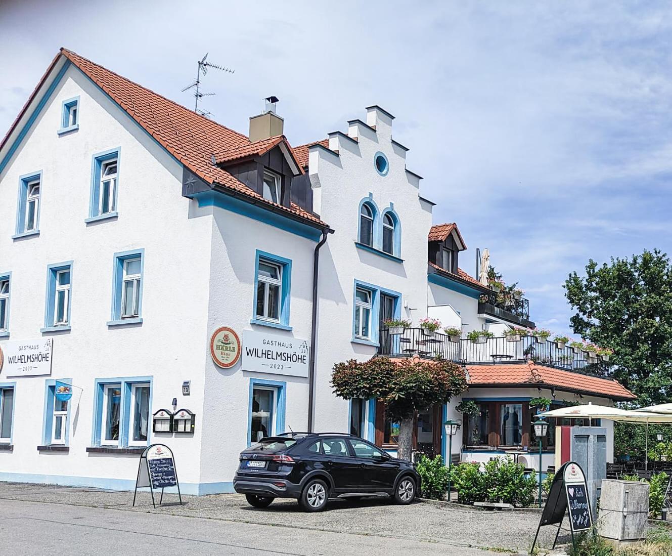 Gasthaus Wilhelmshoehe Wasserburg Buitenkant foto